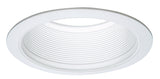 Eaton Lighting RE-6100WB Baffle Trim, Aluminum Body, White