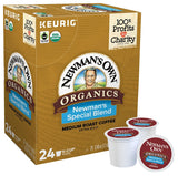 Newman's Own 5000351721 Coffee K-Cup Pod, Special Blend, Caffeine, Medium Roast, Box, Pack of 4