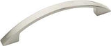 Amerock BP52996G10 Cabinet Pull, 4-13/16 in L Handle, 1-1/16 in Projection, Zinc, Satin Nickel, 1/PK