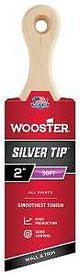 Wooster 5225-2 Paint Brush, Silver/White, Birchwood Handle, 2 in W, 2-11/16 in L Bristle, Polyester Bristle