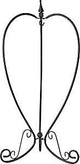 Landscapers Select JY-06 Hanging Planter, 37.3 in OAW, 9.3 in OAD, 22-1/2 in OAH, Steel, Black, Powder-Coated, Pack of 6