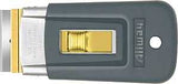 ALLWAY SGS Glass Scraper, 3/4 in W Blade, Steel Blade, Rubber Handle, Comfort Grip Handle, Pack of 10