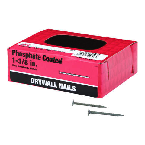 Ace 1-3/8 in. Drywall Phosphate-Coated Steel Nail Cupped Head 1 lb