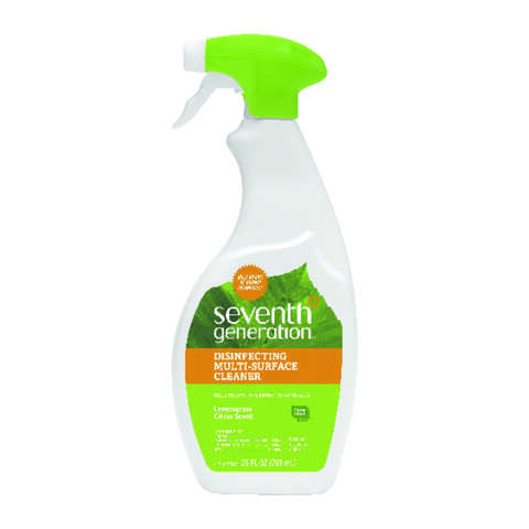 Seventh Generation Lemongrass Citrus Scent Disinfectant Cleaner 26 oz 1 pk, Pack of 8