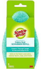 Scotch-Brite 560-6 Refill Shower Scrubber, Multi-Color