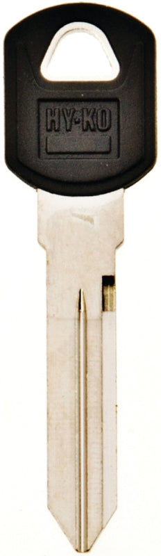 Hy-Ko 12005B89 Key Blank, B89 Key Number, Brass, Nickel, Pack of 5