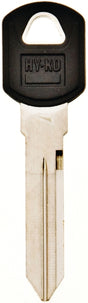 Hy-Ko 12005B89 Key Blank, B89 Key Number, Brass, Nickel, Pack of 5