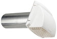 Dundas Jafine ProMax PMH4WZW Exhaust Hood, Polypropylene Hood, White Hood, 6-1/4 in W Hood, 4-1/4 in D Hood, 7 in H Hood