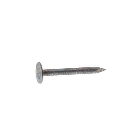 Grip-Rite 3 in. Roofing Electro-Galvanized Steel Nail Flat Head 1 lb, Pack of 12