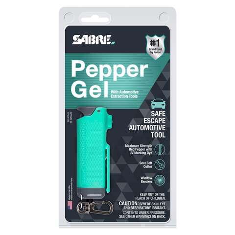 Sabre Safe Escape Mint Plastic Gel Pepper Spray