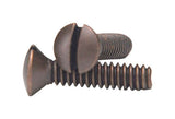 Amertac No. 6 X 3/4 in. L Slotted Oval Head Standard Wallplate Screws
