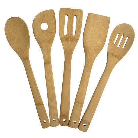 Totally Bamboo Brown Bamboo Utensil set, Pack of 12