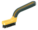 ALLWAY GB Grout Brush, 7 in L Blade, 3/4 in W Blade, Nylon Blade, Soft-Grip Handle