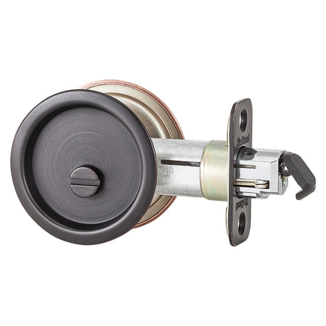 Kwikset 335 11P Privacy Door Pull, Venetian Bronze, 2-3/8 in Backset