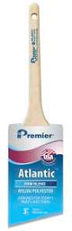 Premier Atlantic 17324 Paint Brush, 3 in W, Thin Angle Sash Brush, 2-15/16 in L Bristle, Nylon/Polyester Bristle