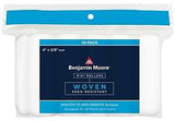Benjamin Moore U66302-018 Woven Mini Roller Cover, 3/8 in Thick Nap, 4 in L, White, 10/PK