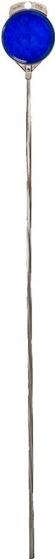 Hy-Ko DM100B36 Driveway Marker, Rod Mounting, Aluminum Post, Blue Reflector, Pack of 24