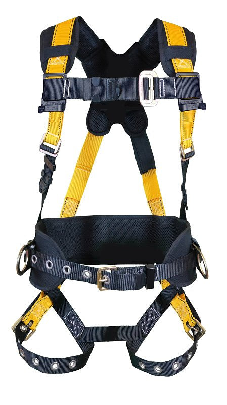 Guardian Fall Protection Seraph Series 3711172 Full Body Harness, XS/S, Polyester Webbing