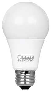 Feit Electric OM60DM/927CA LED Lamp, General Purpose, 800 Lumens, 8.8 W, A19 Lamp, 60 W Equivalent, E26 Lamp Base