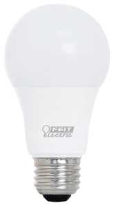 Feit Electric OM75DM/930CA LED Lamp, 120 V, 1100 Lumens, 12.2 W, A19 Lamp, 75 W Equivalent, E26 Lamp Base