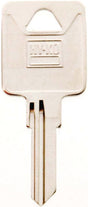 Hy-Ko 11010TM4 Key Blank, Brass, Nickel, For: Trimark Cabinet, House Locks and Padlocks, TM4 Key Number, Pack of 10