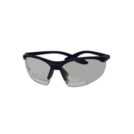 Sierra Ranch Bi-Focal Safety Readers Clear Lens Black Frame 1 pc, Pack of 12