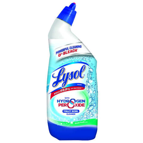 Lysol Ocean Fresh Scent Toilet Bowl Cleaner 24 oz Liquid, Pack of 9