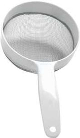 Norpro 2135 Strainer, Stainless Steel, 5 in Dia, Plastic Handle