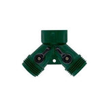 Orbit 3/4 in. Plastic Threaded Female/Male Y-Hose Connector with Shut Offs, Pack of 15