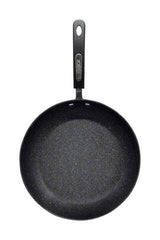 Starfrit The Rock Aluminum Fry Pan 9-1/2 in. Black