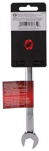 Vulcan PG9/16 Combination Wrench, SAE, 9/16 in Head, Chrome Vanadium Steel, Polished Mirror