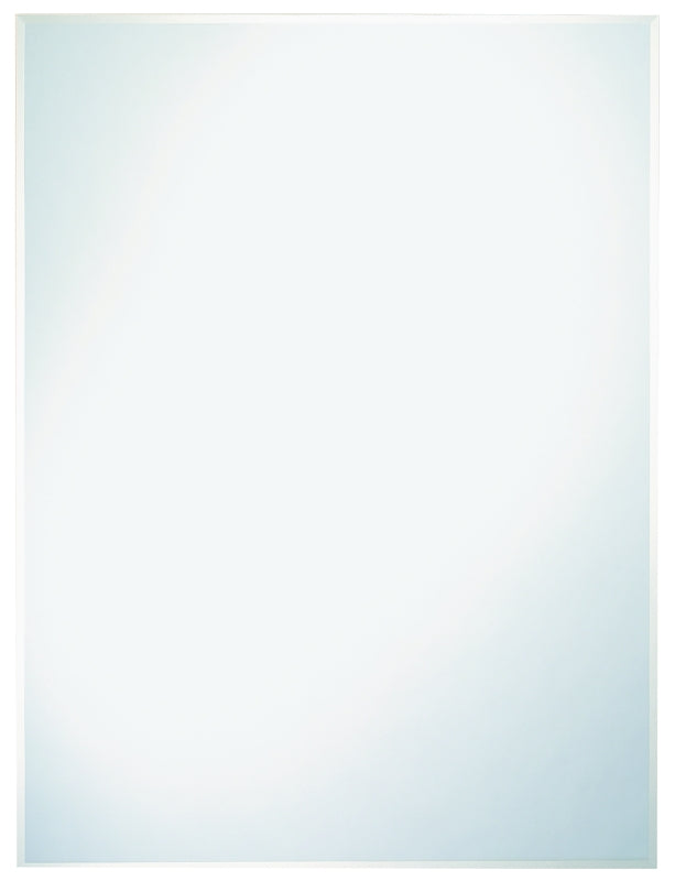 Renin 201360 Somerset Frameless Mirror, 48 in L, 36 in W, Rectangular, Clear Frame, Pack of 3