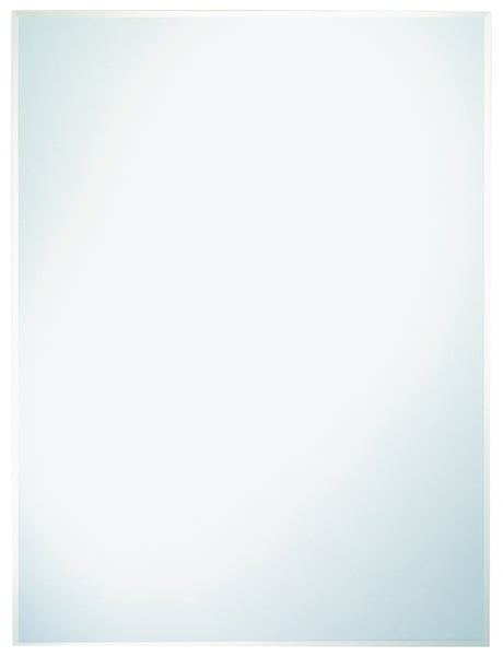 Renin 201360 Somerset Frameless Mirror, 48 in L, 36 in W, Rectangular, Clear Frame, Pack of 3