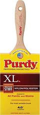 Purdy 144380340 Trim Brush, Natural Hardwood Handle, 4 in W, Nylon/Polyester Bristle, Beaver Tail Handle