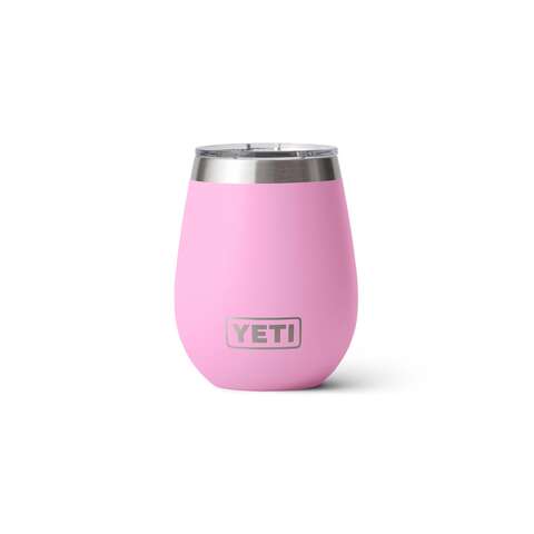 YETI Rambler 10 oz Power Pink BPA Free Wine Tumbler with MagSlider Lid