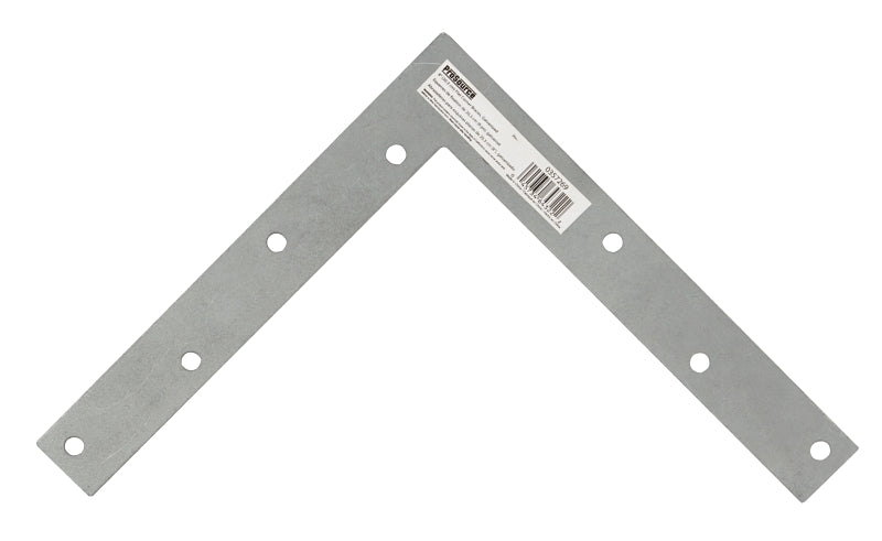 ProSource FC-G08-01PS Corner Brace, 8 in L, 8 in W, 1 in H, Galvanized Steel, Galvanized, 2 mm Thick Material, Pack of 5