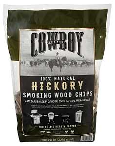 Cowboy 51112T Series Smoking Chip, Hickory, 12 in L, Wood, 180 cu-in