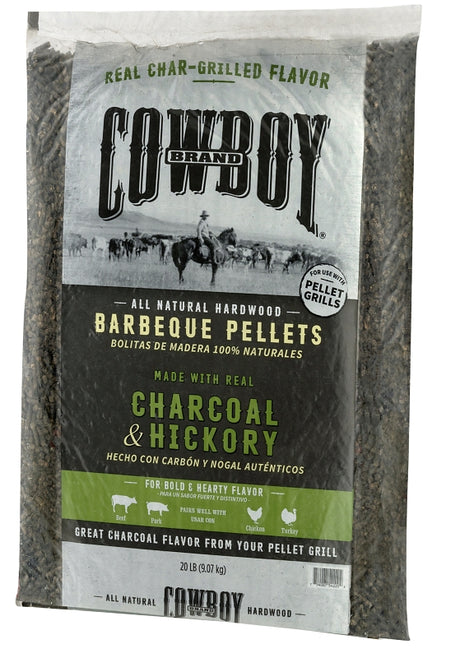 PELLET BBQ CHRCL&HICKORY 20LB