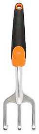 Fiskars 384240-1001 Cultivator, 11-1/2 in L, 3-Tine, Plastic Handle