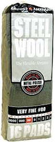 Homax 106602-06 Steel Wool, #00 Grit, Very Fine, Gray