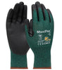 Boss MaxiFlex Cut 34-8743T/M Seamless Knit Coated Gloves, M, Reinforced Thumb, Knit Wrist Cuff, Nitrile Coating, Green