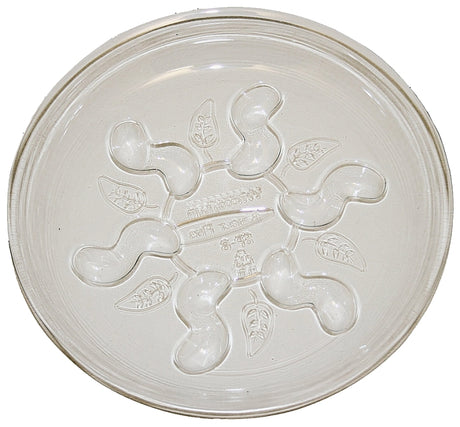Gardener's Blue Ribbon Saucer Plus SP6VUS Planter Saucer, 6 in Dia, Plastic, Clear, Pack of 24