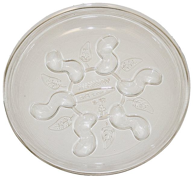 Gardener's Blue Ribbon Saucer Plus SP6VUS Planter Saucer, 6 in Dia, Plastic, Clear, Pack of 24