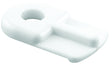 Make-2-Fit PL 7738 Window Screen Clip with Screw, 13/16 in L x 1/2 in W Dimensions, Plastic, White
