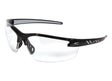 Edge DZ111-2.0-G2 Magnifier Safety Glasses, Clear Lens, Black Frame, Polycarbonate Lens, Half Wraparound Frame