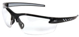 Edge DZ111VS-G2 Safety Glasses, Clear Lens, Black Frame, Vapor Shield Anti-Fog Lens, Nylon Frame, UV Protection: Yes