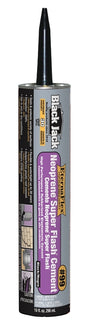 Gardner 1010-9-66/1329-GA Flashing Cement, Black, Liquid, 10 fl-oz Cartridge, Pack of 12