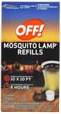 OFF! 76086 Mosquito Repellent Lamp Refill, 0.058 oz, Pack of 8