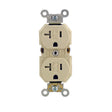 Leviton 20 amps 125 V Duplex Ivory Outlet 5-20R 1 pk
