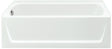 Sterling Ensemble Series 71121110-0 Bathtub, 55 gal Capacity, 60 in L, 32 in W, 20 in H, Alcove Installation, White, Yes